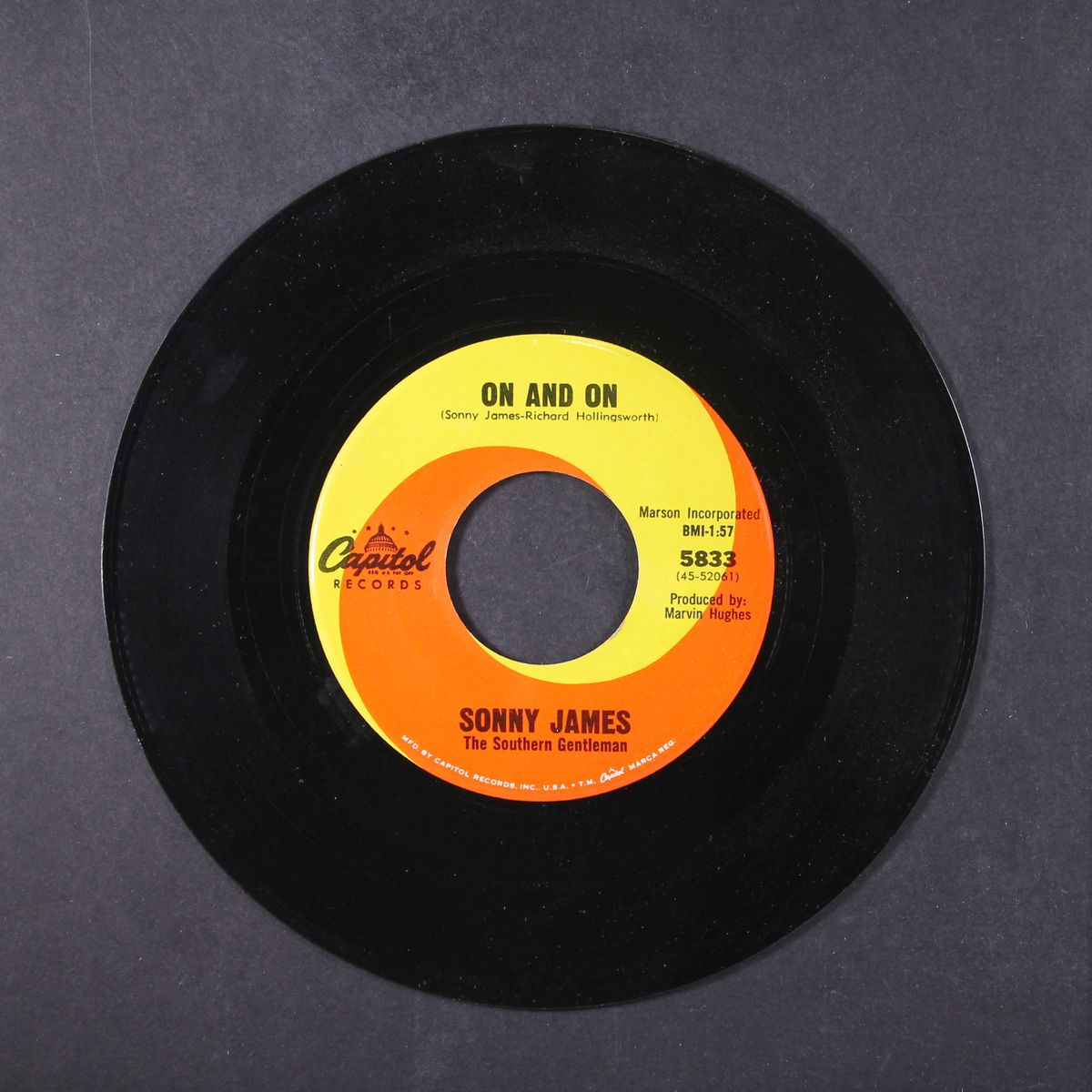 on and on / need you by SONNY JAMES