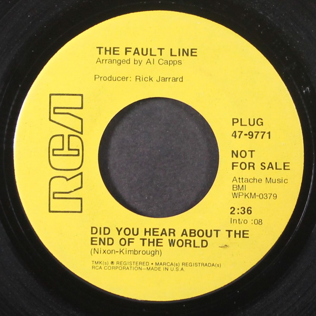 high coin / did you hear about the end of the world by FAULT LINE