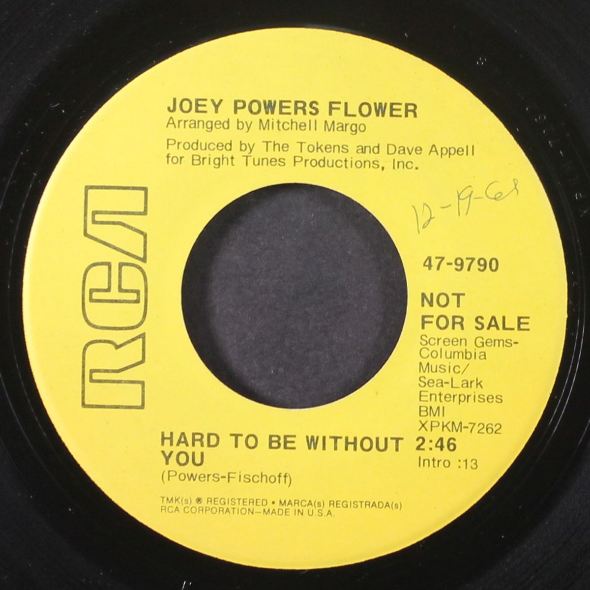 hard to be without you by JOEY POWERS FLOWER