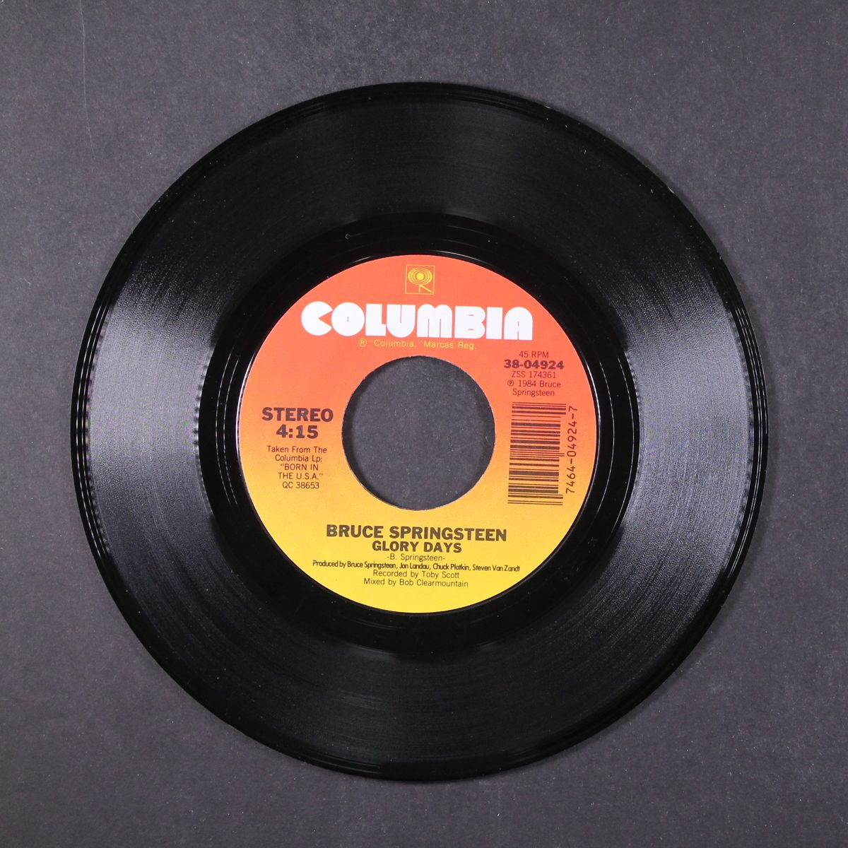 glory days by BRUCE SPRINGSTEEN