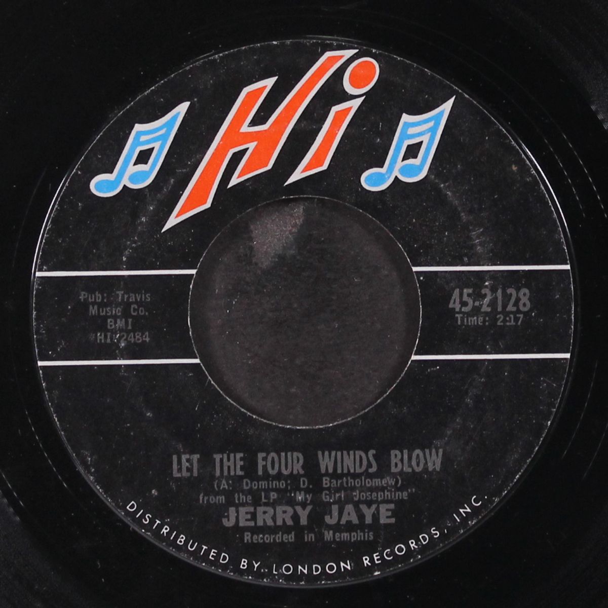 singing the blues / let the four winds blow by JERRY JAYE