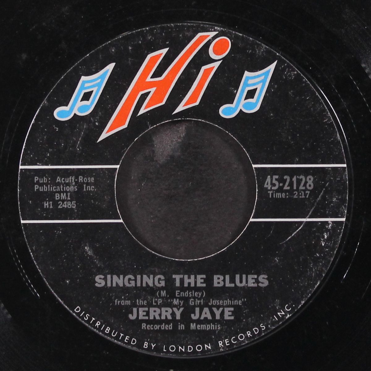 singing the blues / let the four winds blow by JERRY JAYE