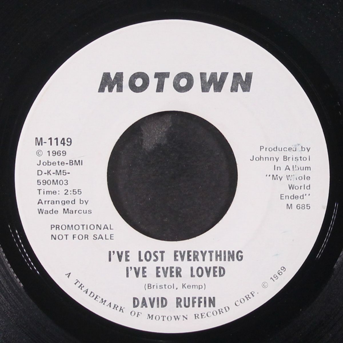 i've lost everything i've ever loved / same by DAVID RUFFIN