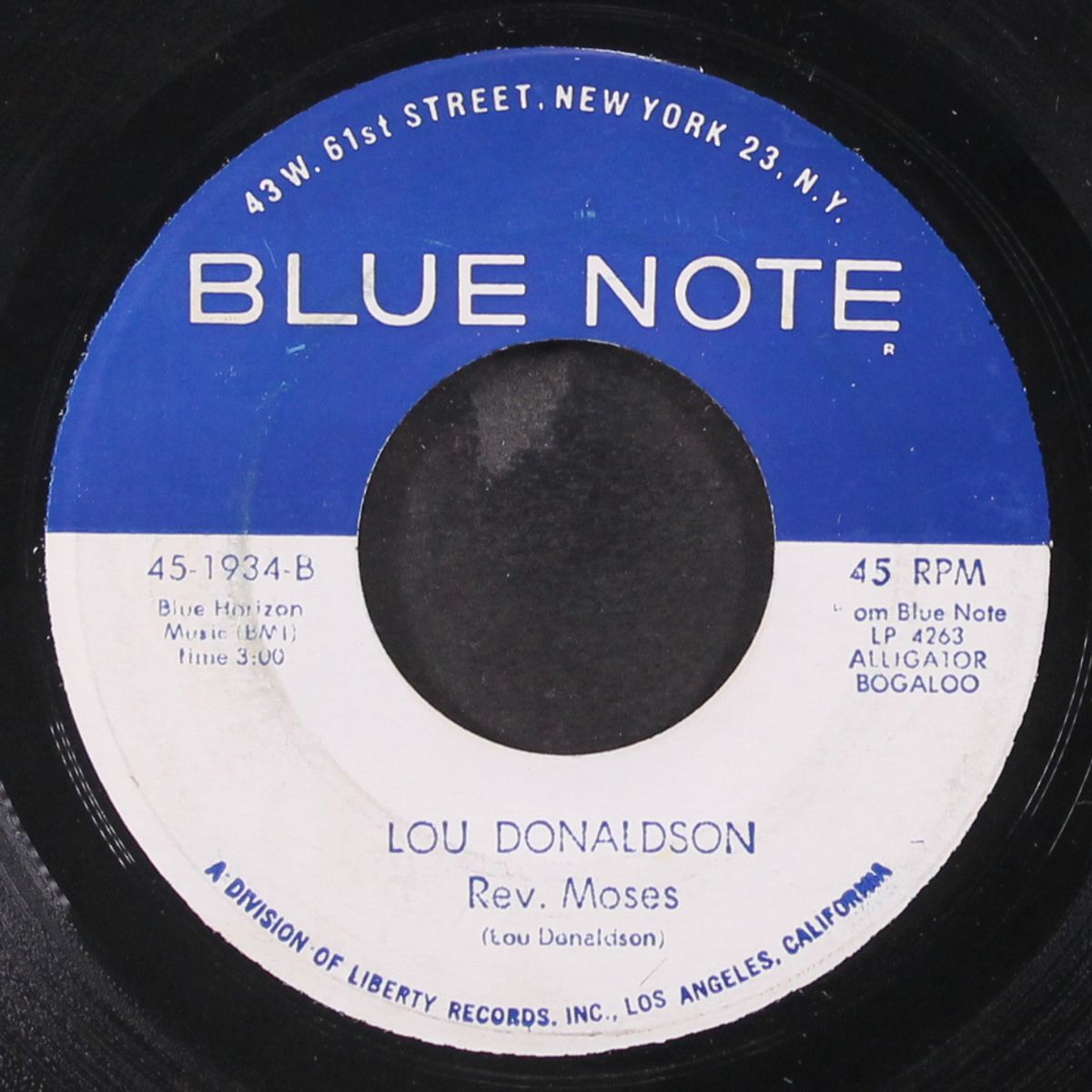 alligator bogaloo / rev. moses by LOU DONALDSON