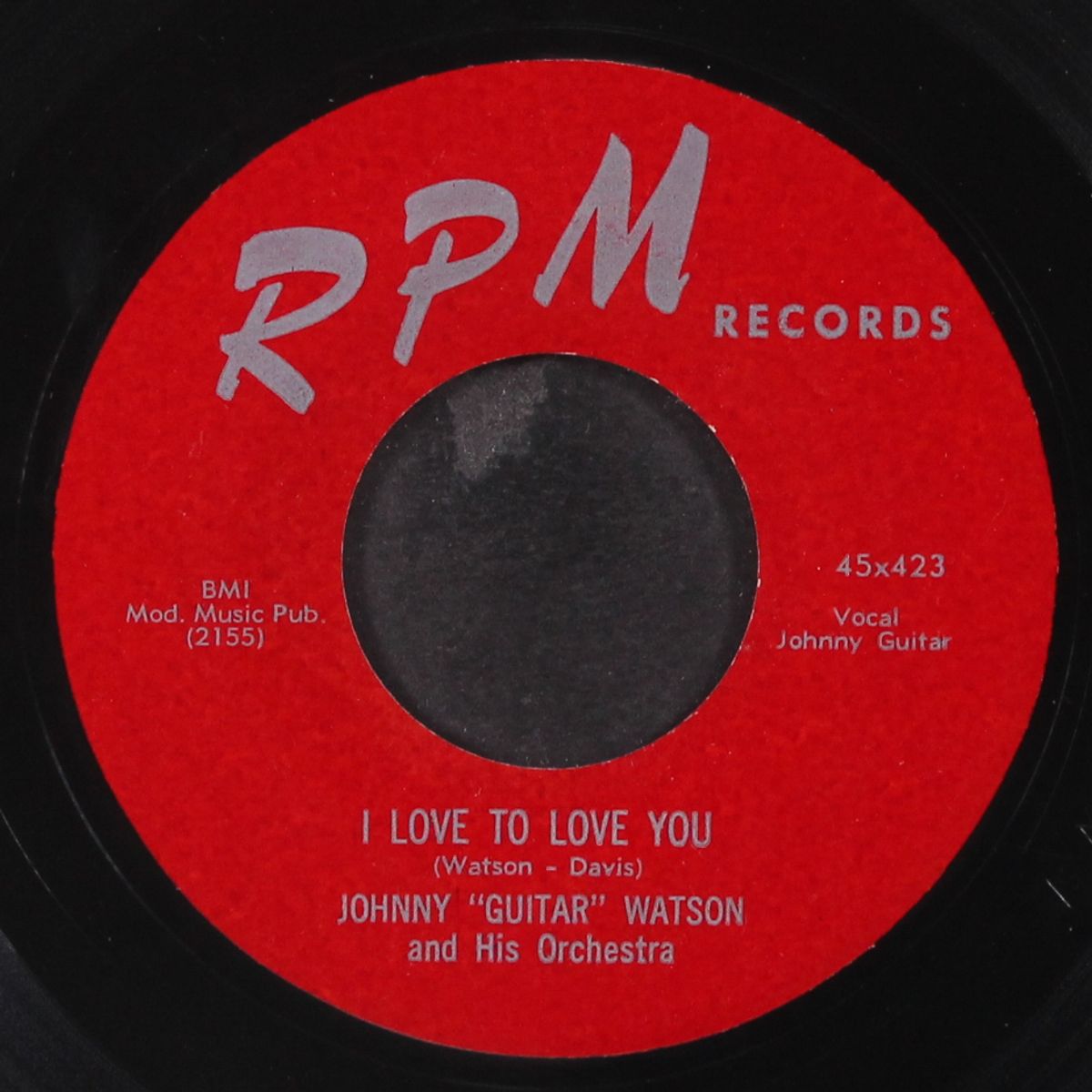 hot little mama / i love to love you by JOHNNY 'GUITAR' WATSON