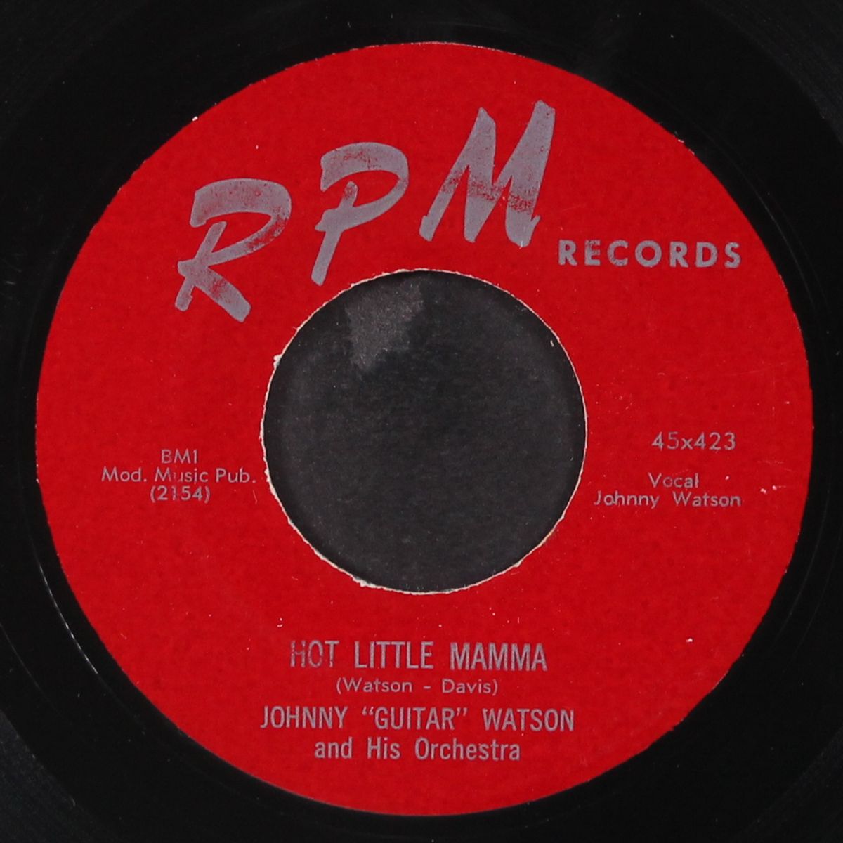 hot little mama / i love to love you by JOHNNY 'GUITAR' WATSON