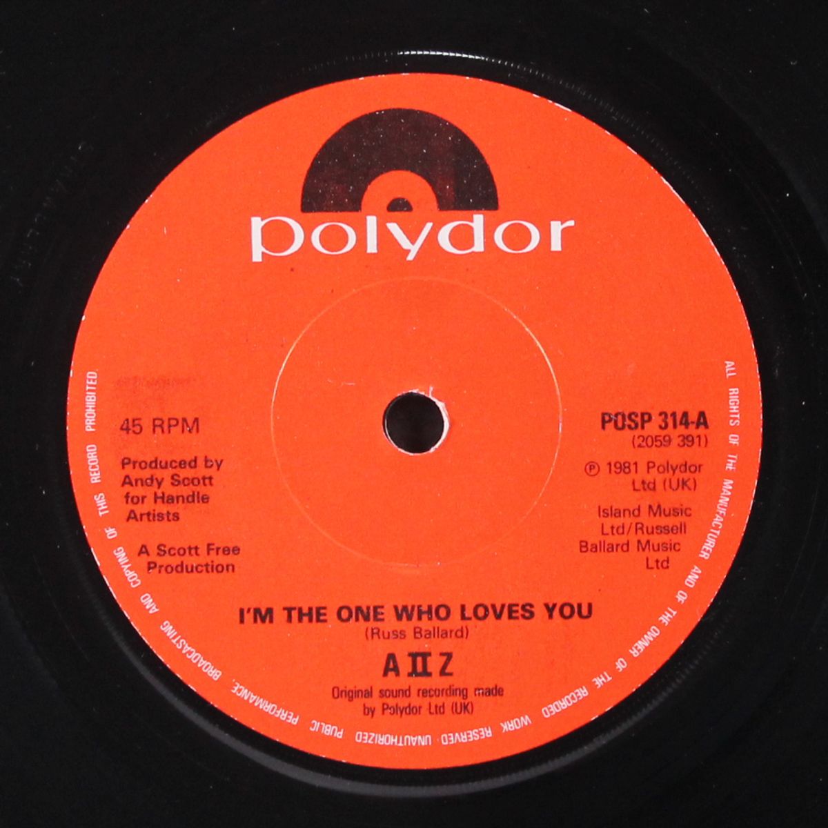 i'm the one who loves you by A II Z