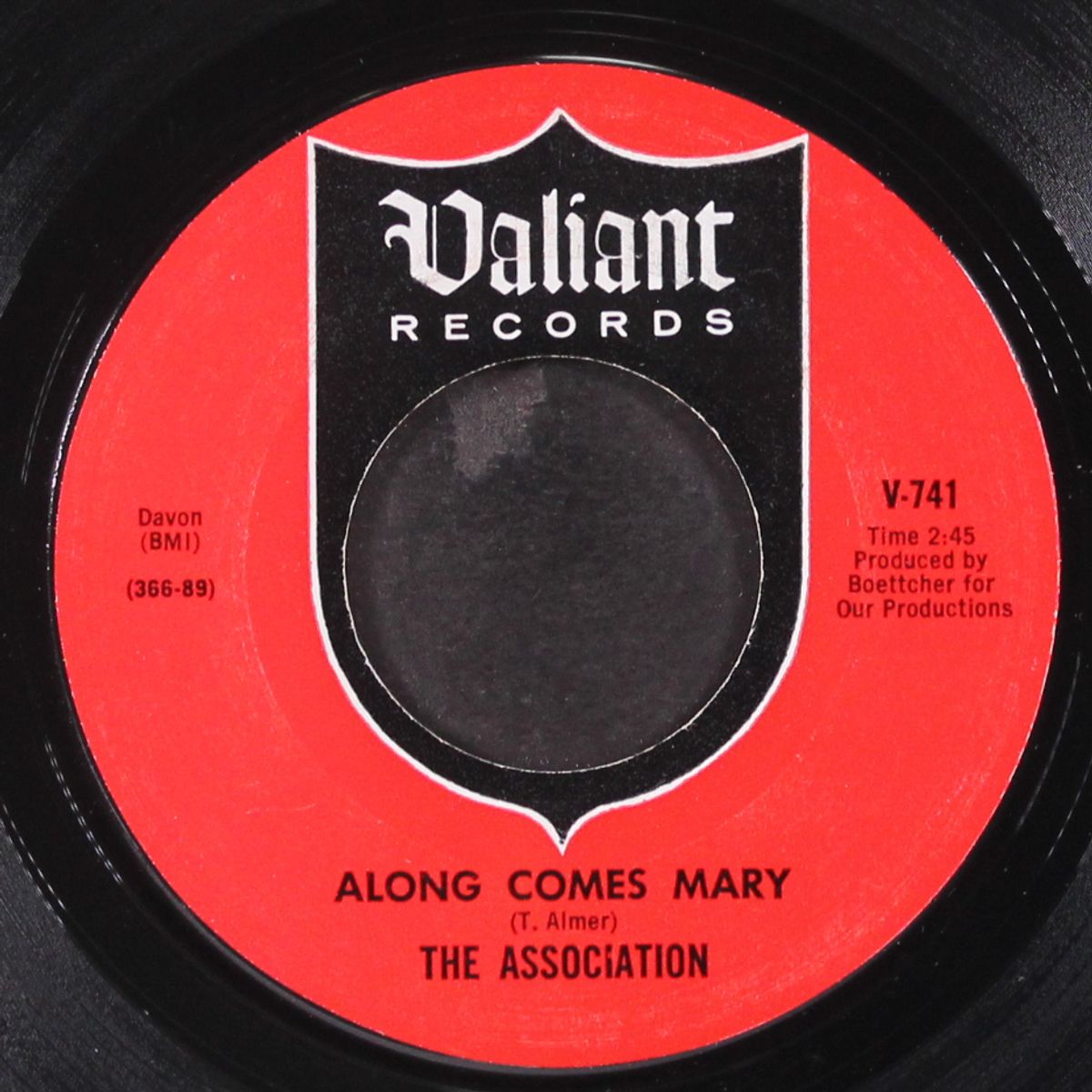 along comes mary / your own love by ASSOCIATION