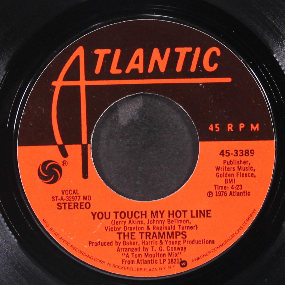 disco inferno / you touch my hot line by TRAMMPS