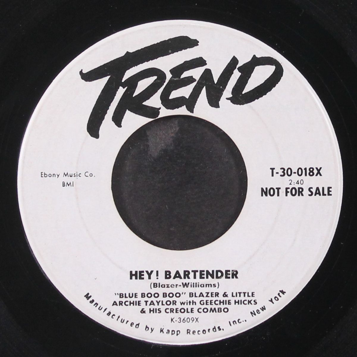 blue boo boo / hey! bartender by BLUE BOO BOO BLAZER
