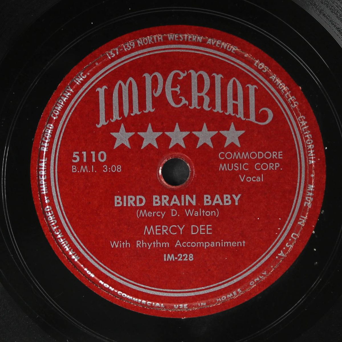 bird brain baby / big foot country by MERCY DEE