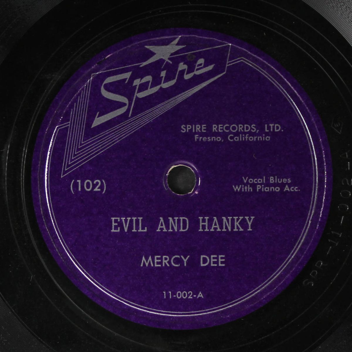 travelin alone blues / evil and hanky by MERCY DEE