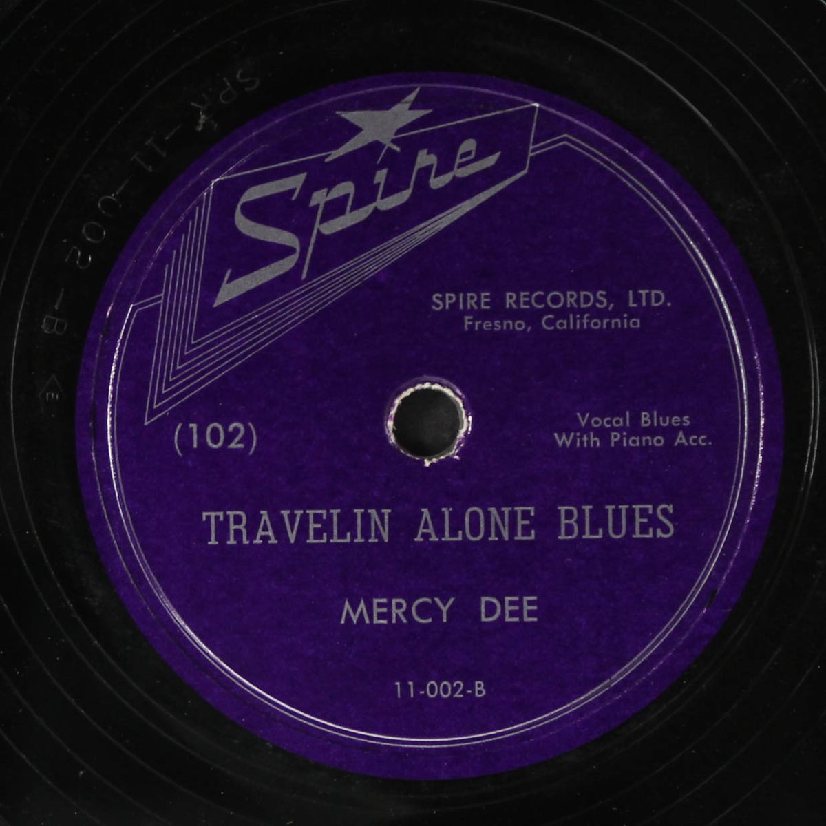 travelin alone blues / evil and hanky by MERCY DEE
