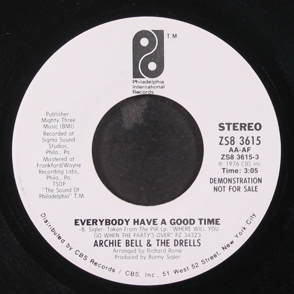 everybody had a good time / mono by ARCHIE BELL & DRELLS