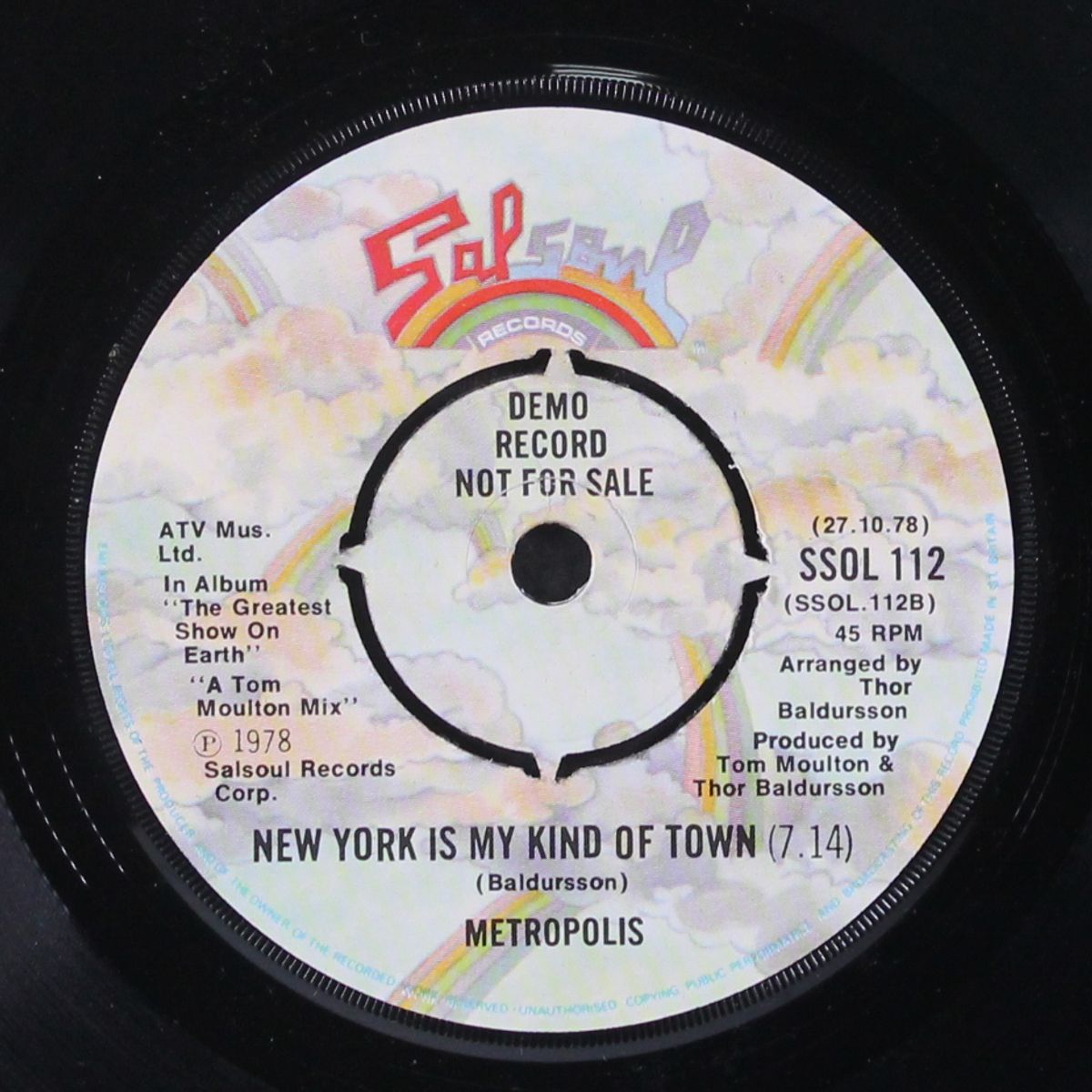the greatest show on earth / new york is my kind of town by METROPOLIS
