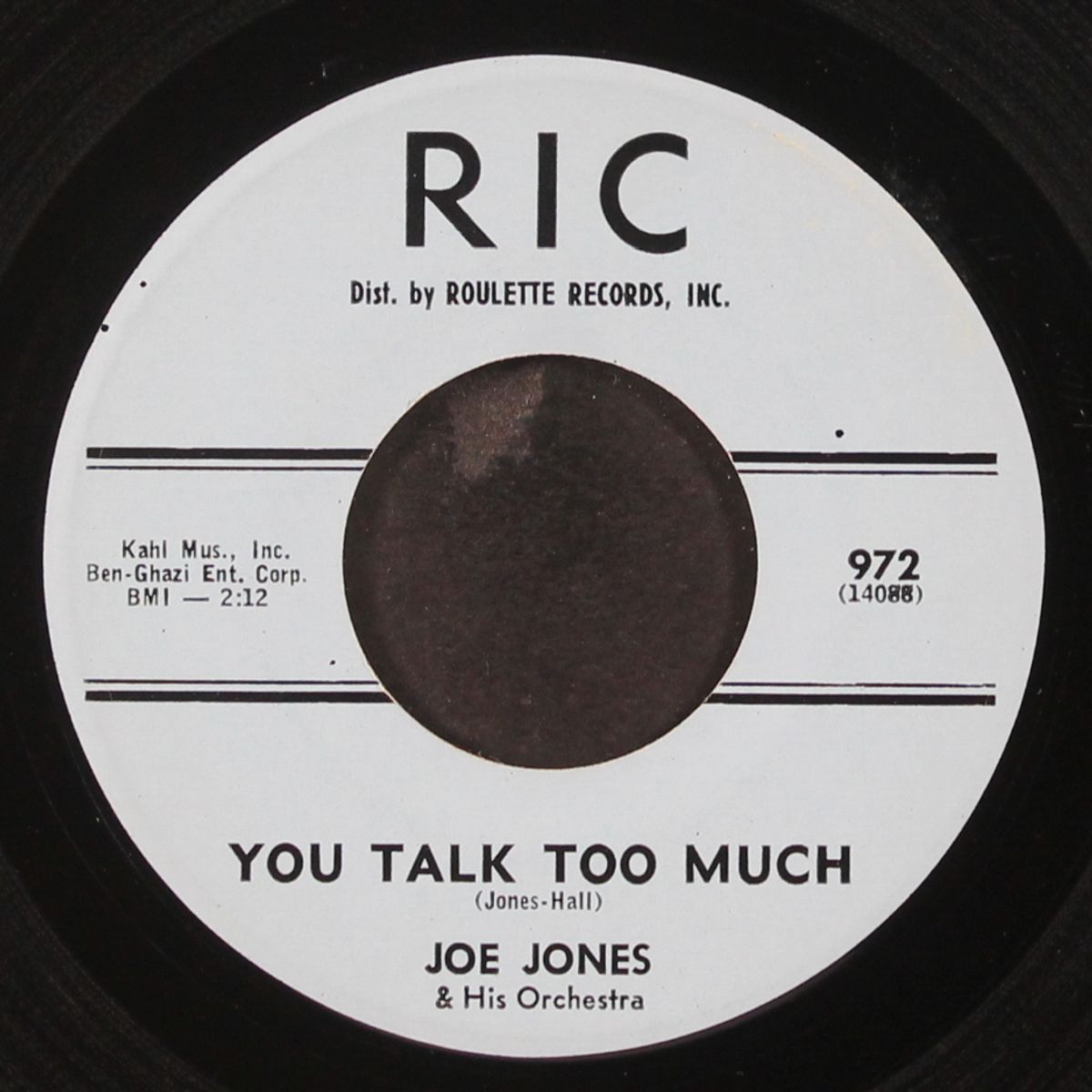you talk too much / i love you still by JOE JONES