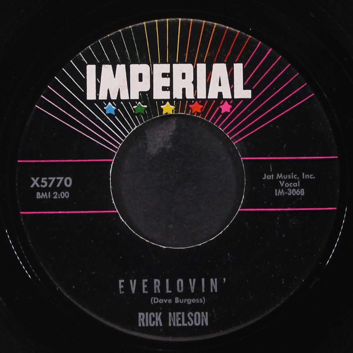 a wonder like you / everlovin' by RICK NELSON
