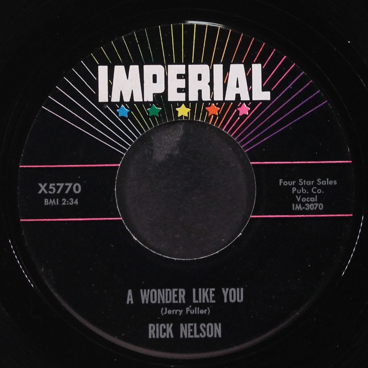 a wonder like you / everlovin' by RICK NELSON