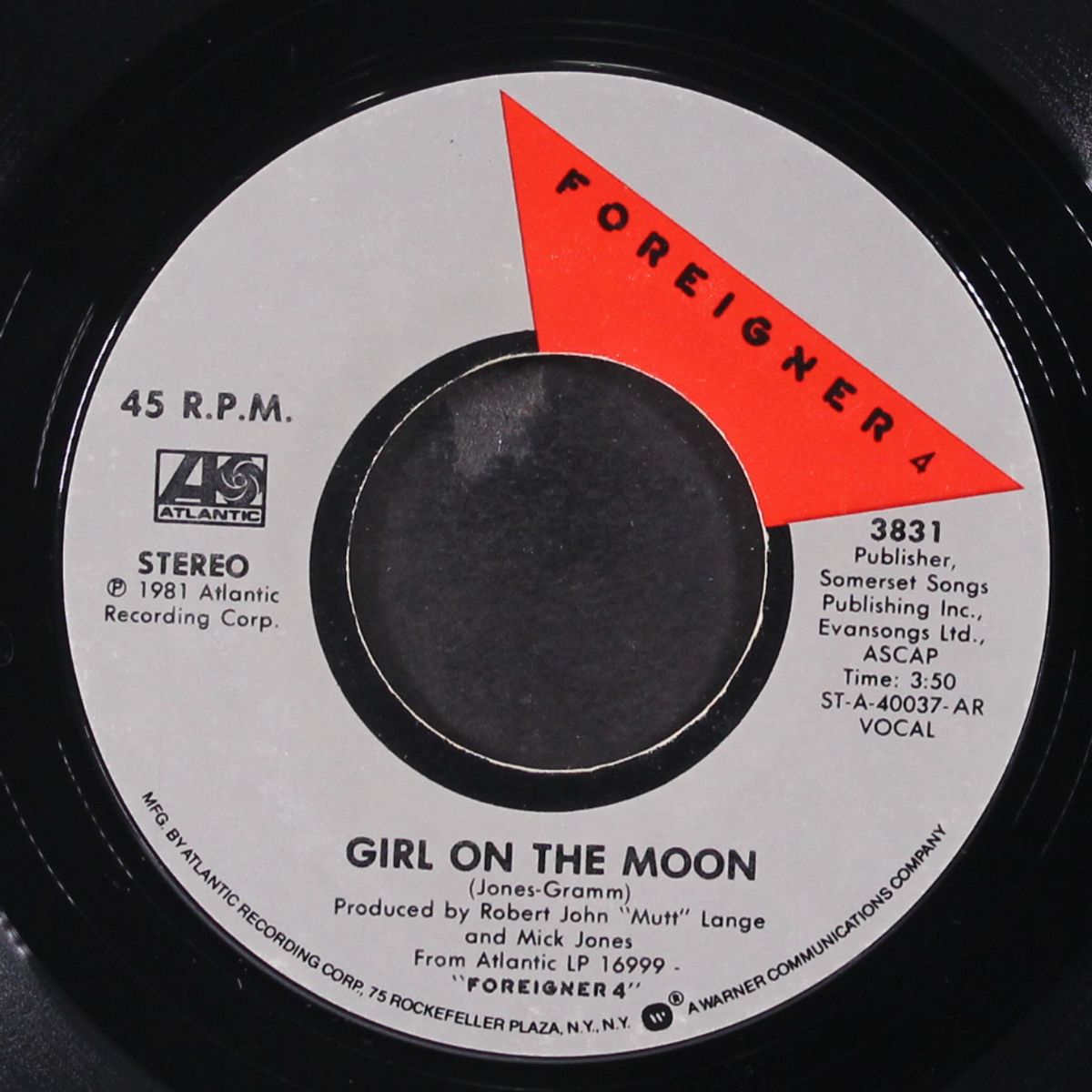 urgent / girl on the moon by FOREIGNER