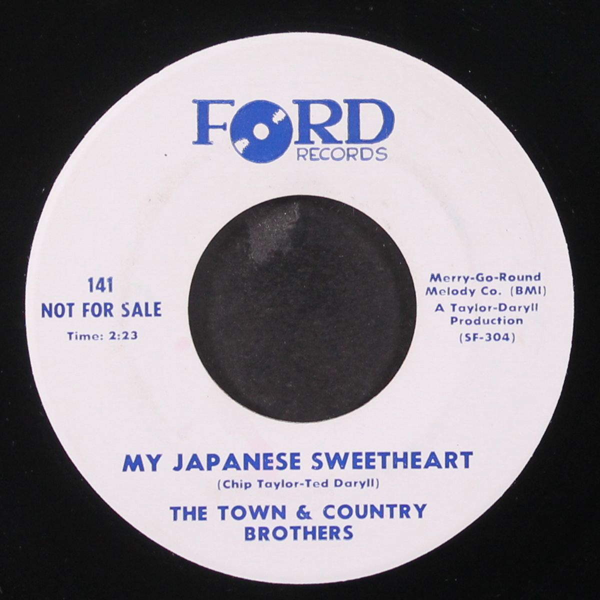 my japanese sweetheart / the blacksmith blues by TOWN & COUNTRY BROTHERS