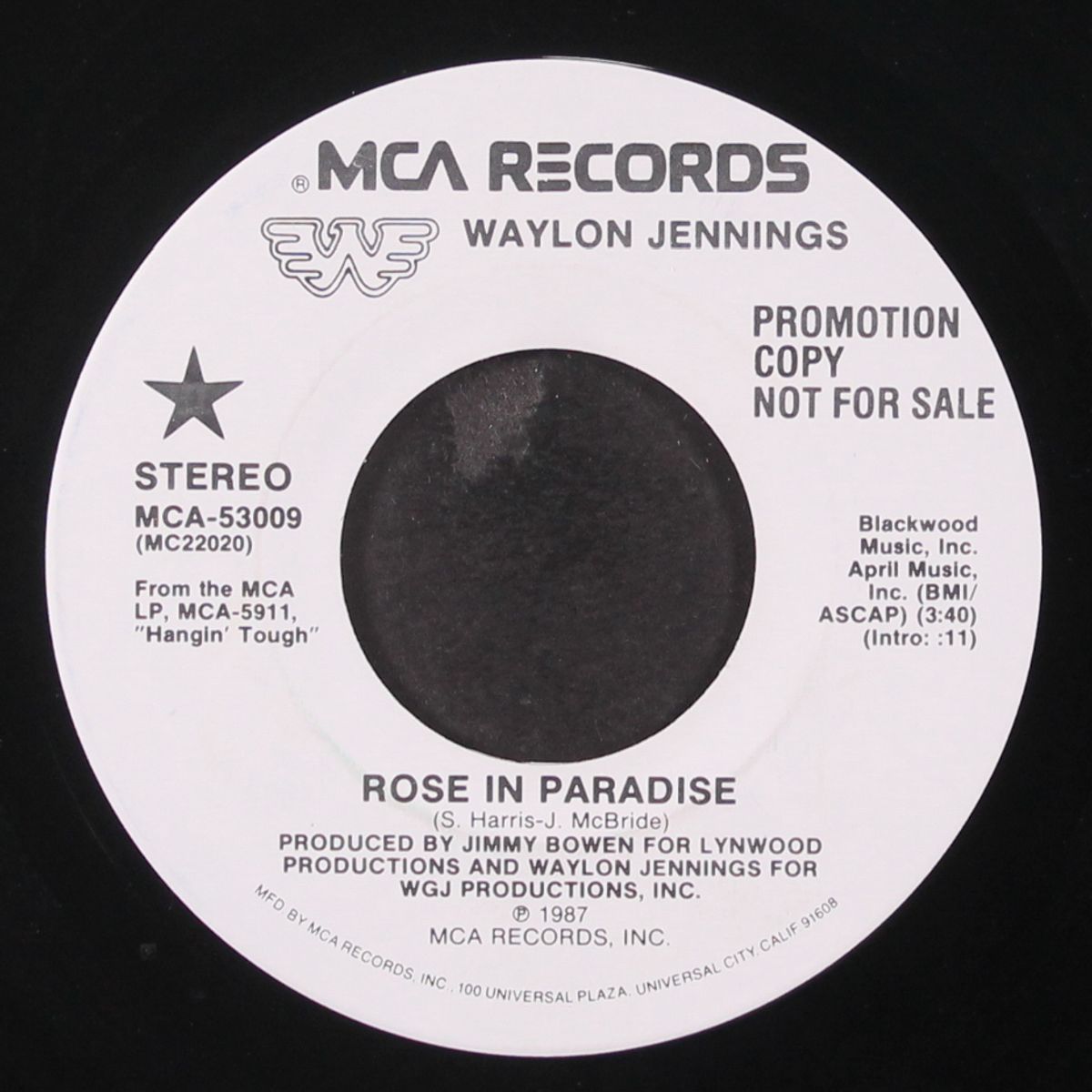 rose in paradise by WAYLON JENNINGS