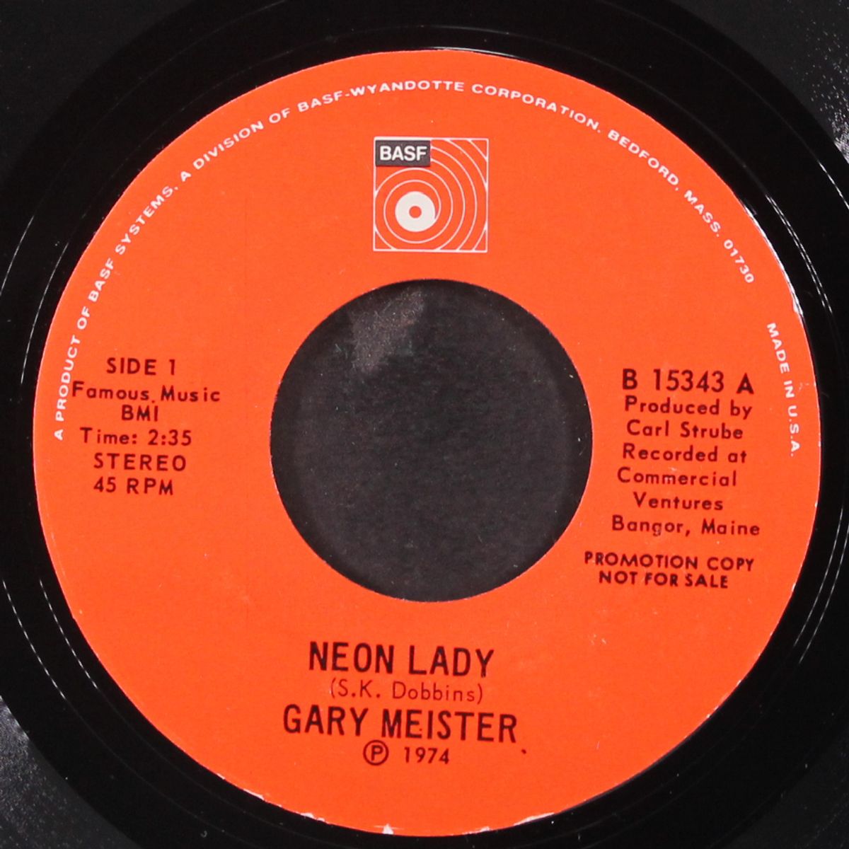 now i'm gone / neon lady by GARY MEISTER