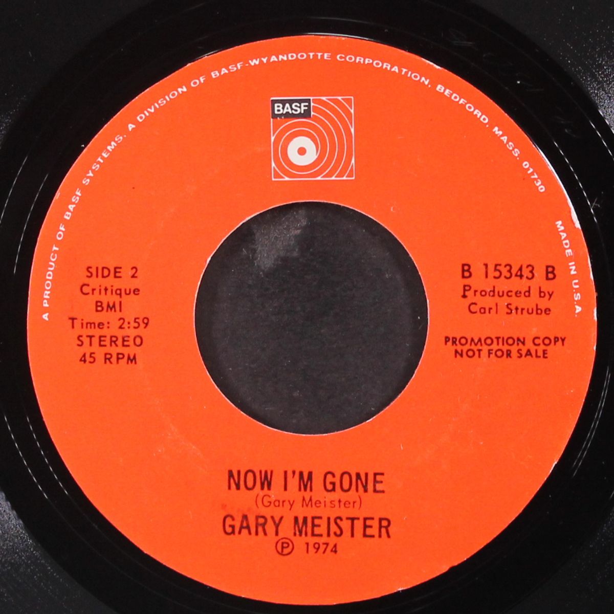 now i'm gone / neon lady by GARY MEISTER