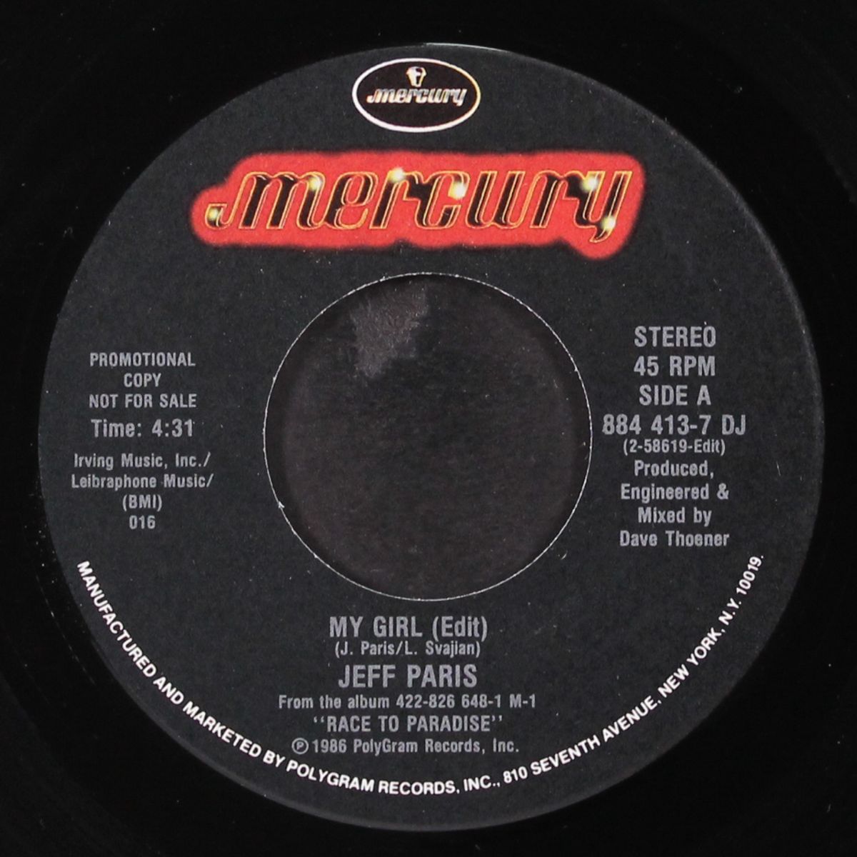 my girl / same (edit) by JEFF PARIS