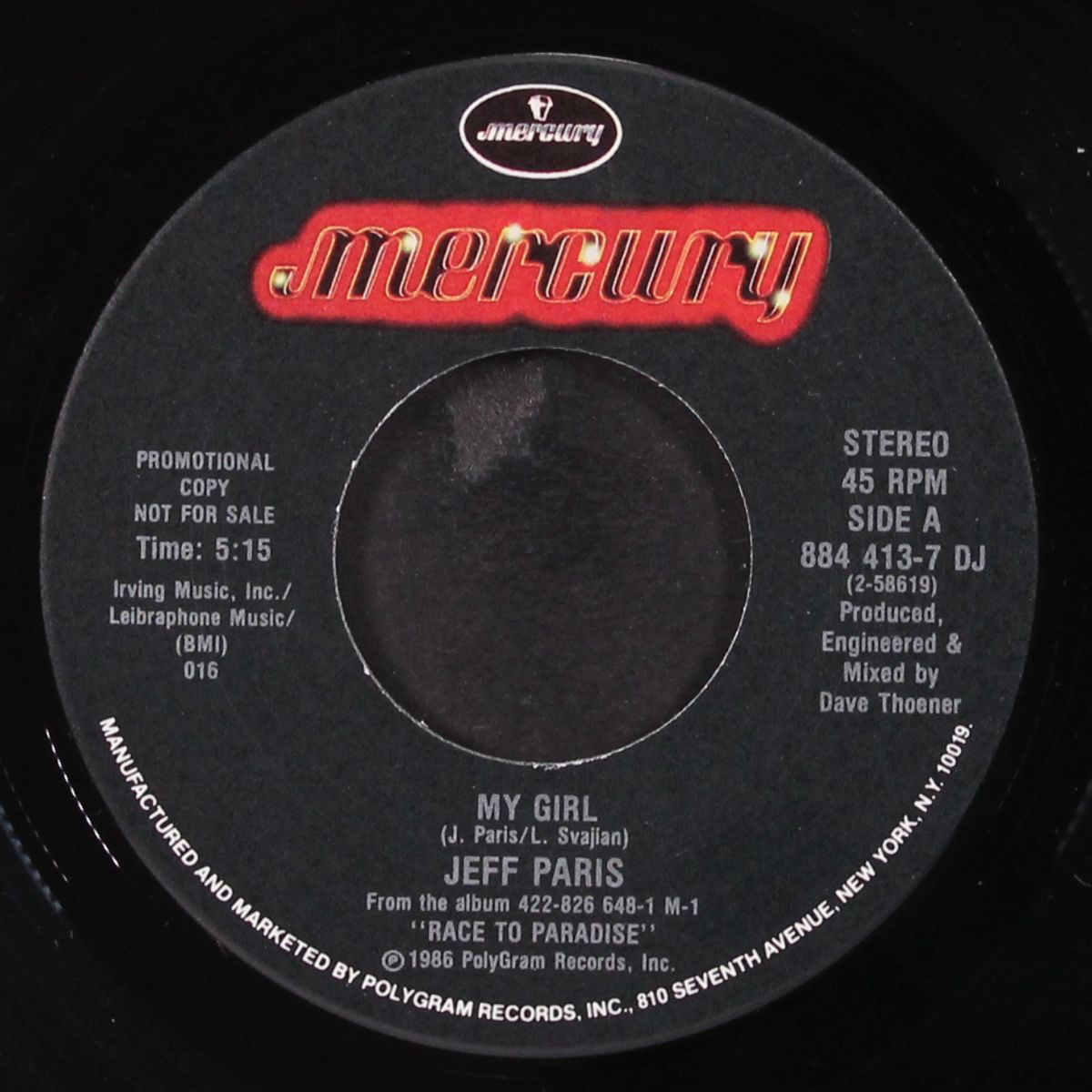 my girl / same (edit) by JEFF PARIS