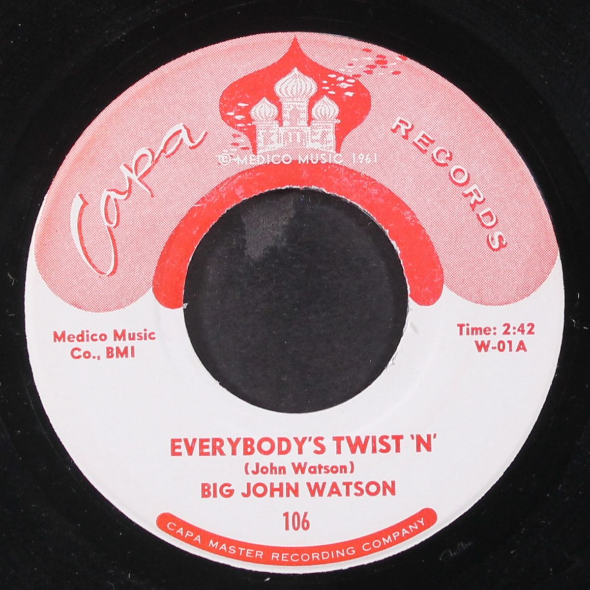 no one to love / everybody's twist 'n' by BIG JOHN WATSON