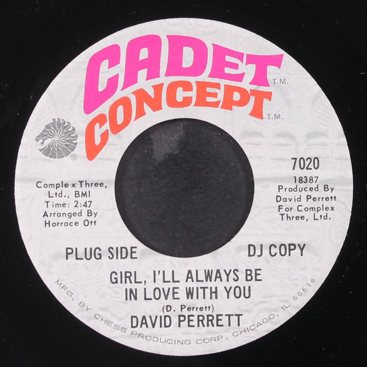girl, i'll always be in love with you / soul president by DAVID PERRETT