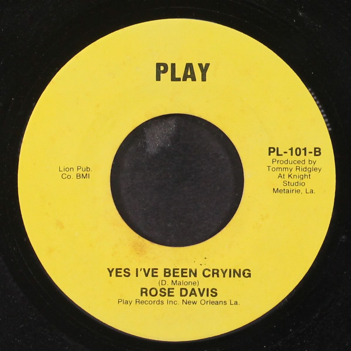 sittin' and drinking / yes i've been crying by ROSE DAVIS