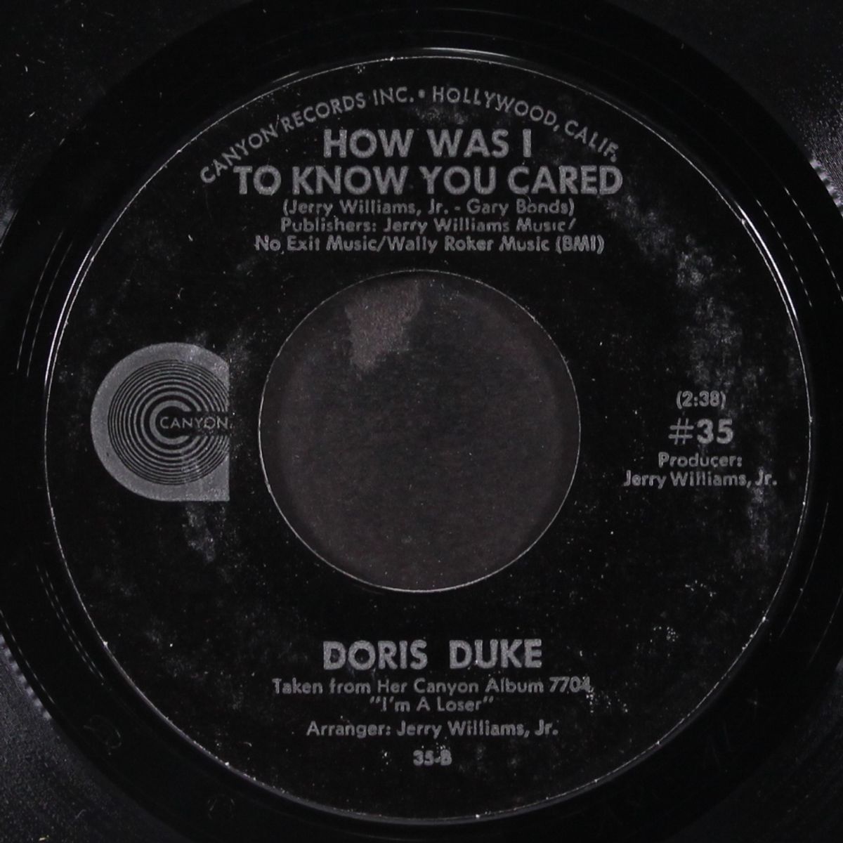 feet start walking / how was i to know you cared by DORIS DUKE