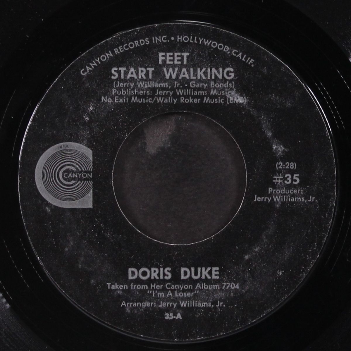 feet start walking / how was i to know you cared by DORIS DUKE