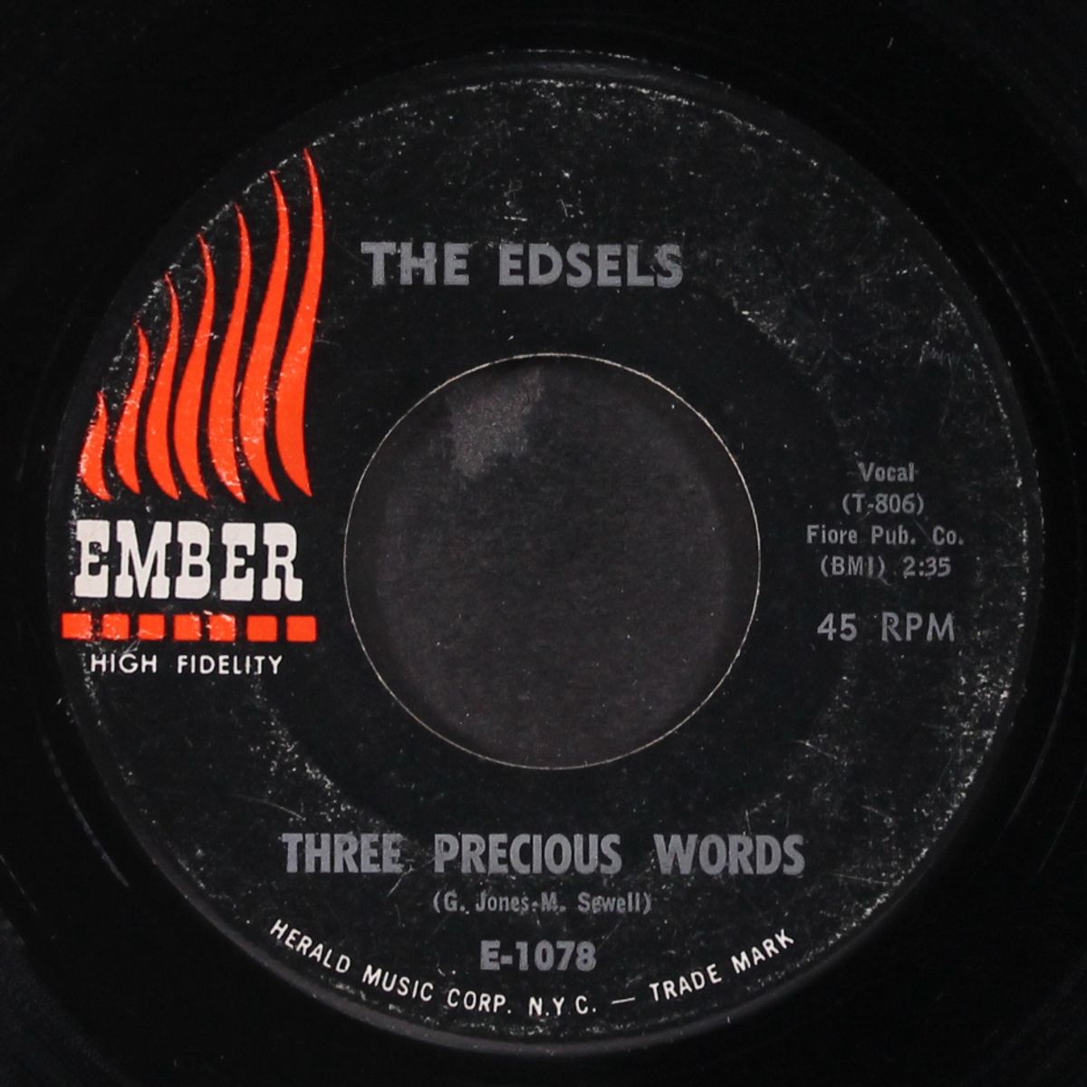 three precious words / let's go by EDSELS