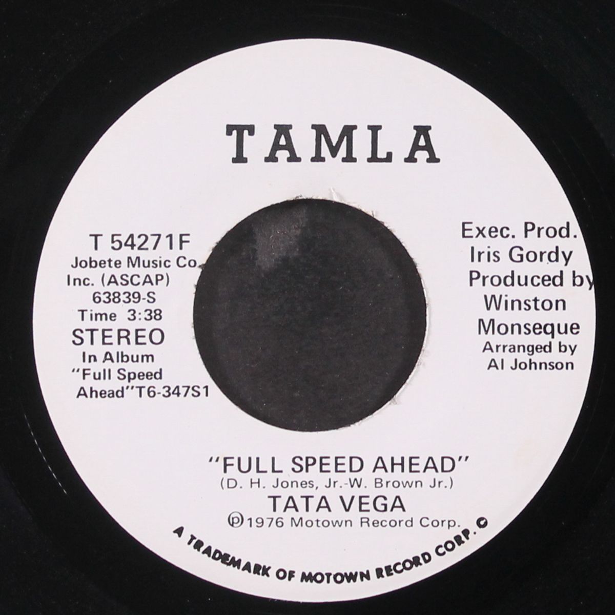 full speed ahead / mono by TATA VEGA