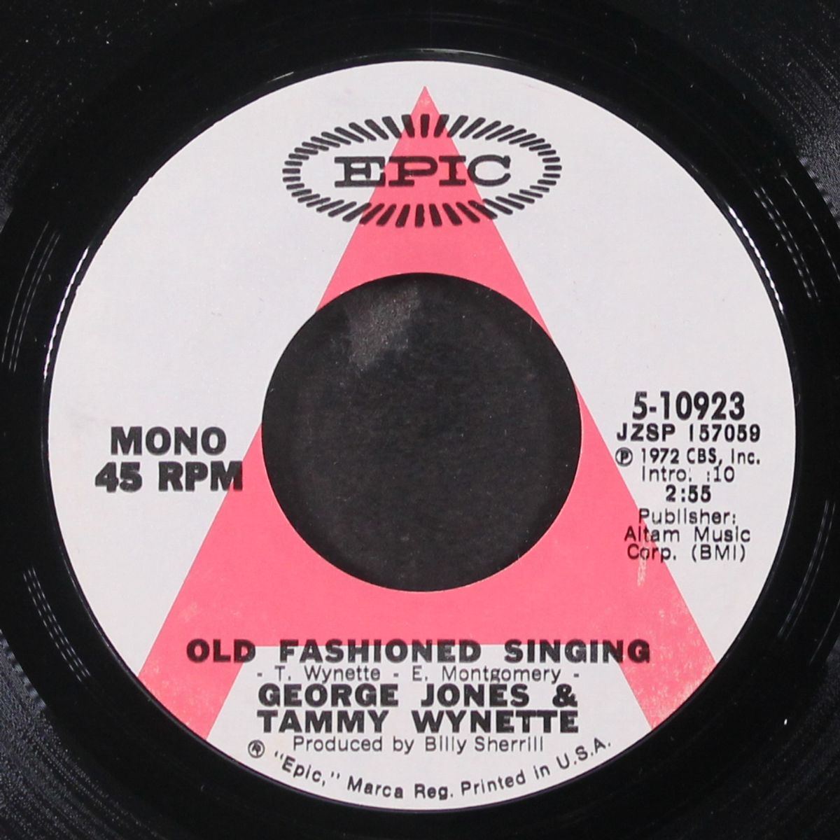 old fashioned singing / we love to sing about jesus by GEORGE JONES & TAMMY WYNETTE