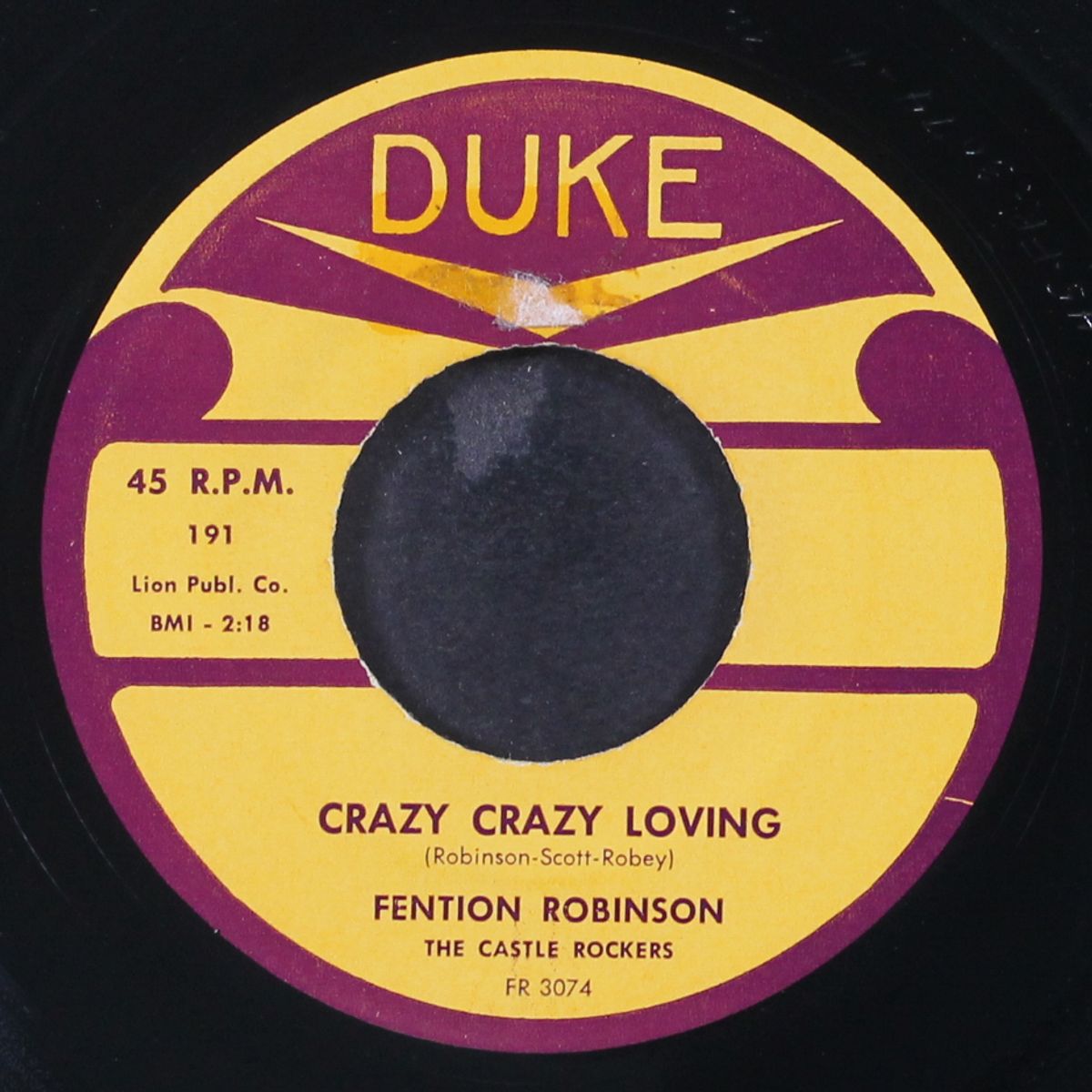 mississippi steamboat / crazy crazy loving by FENTON ROBINSON