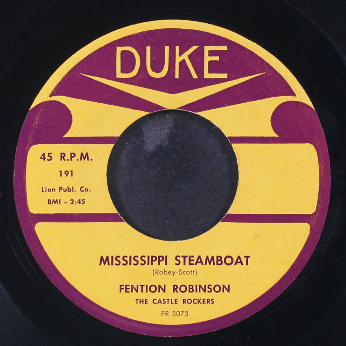 mississippi steamboat / crazy crazy loving by FENTON ROBINSON