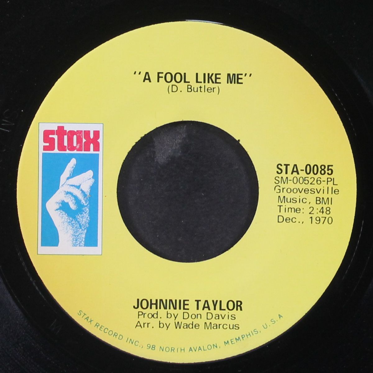 jody got your girl and gone / a fool like me by JOHNNIE TAYLOR