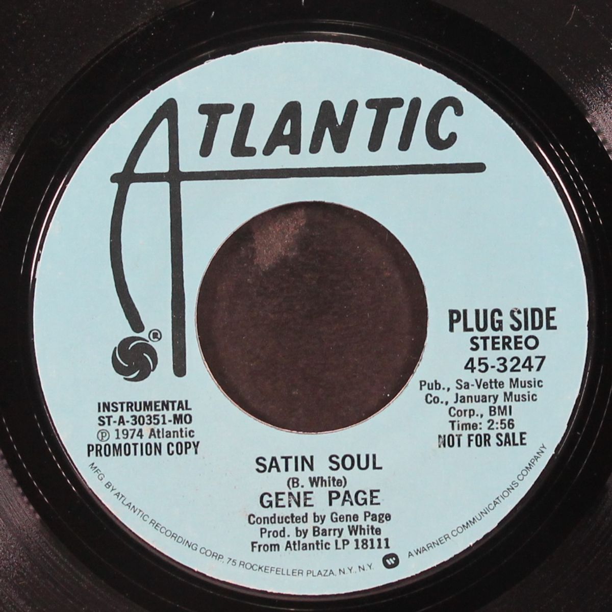 satin soul / same by GENE PAGE