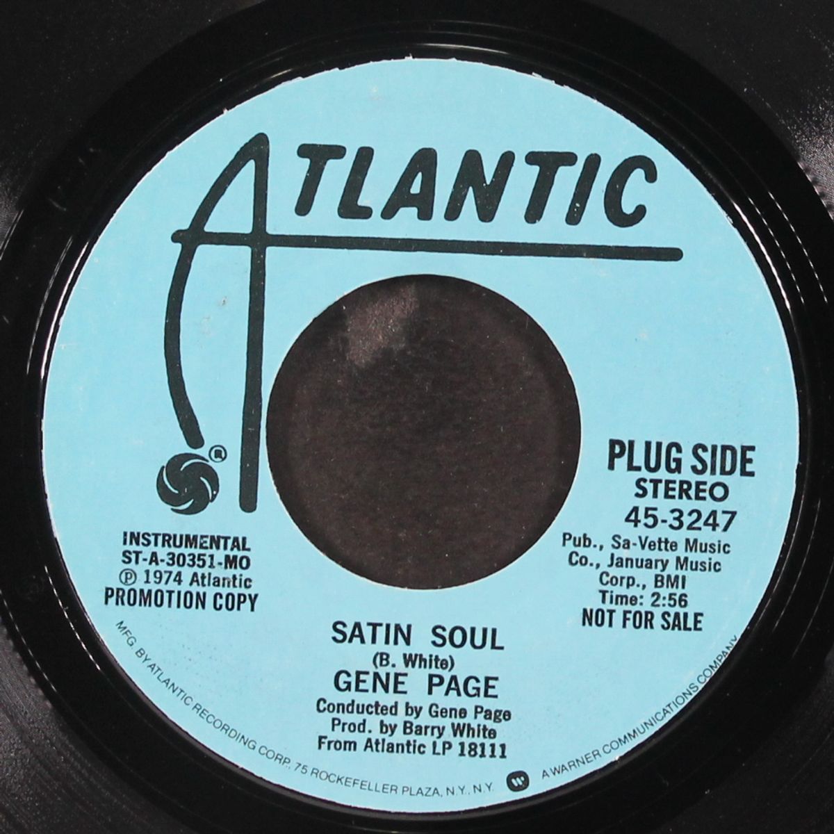 satin soul / same by GENE PAGE