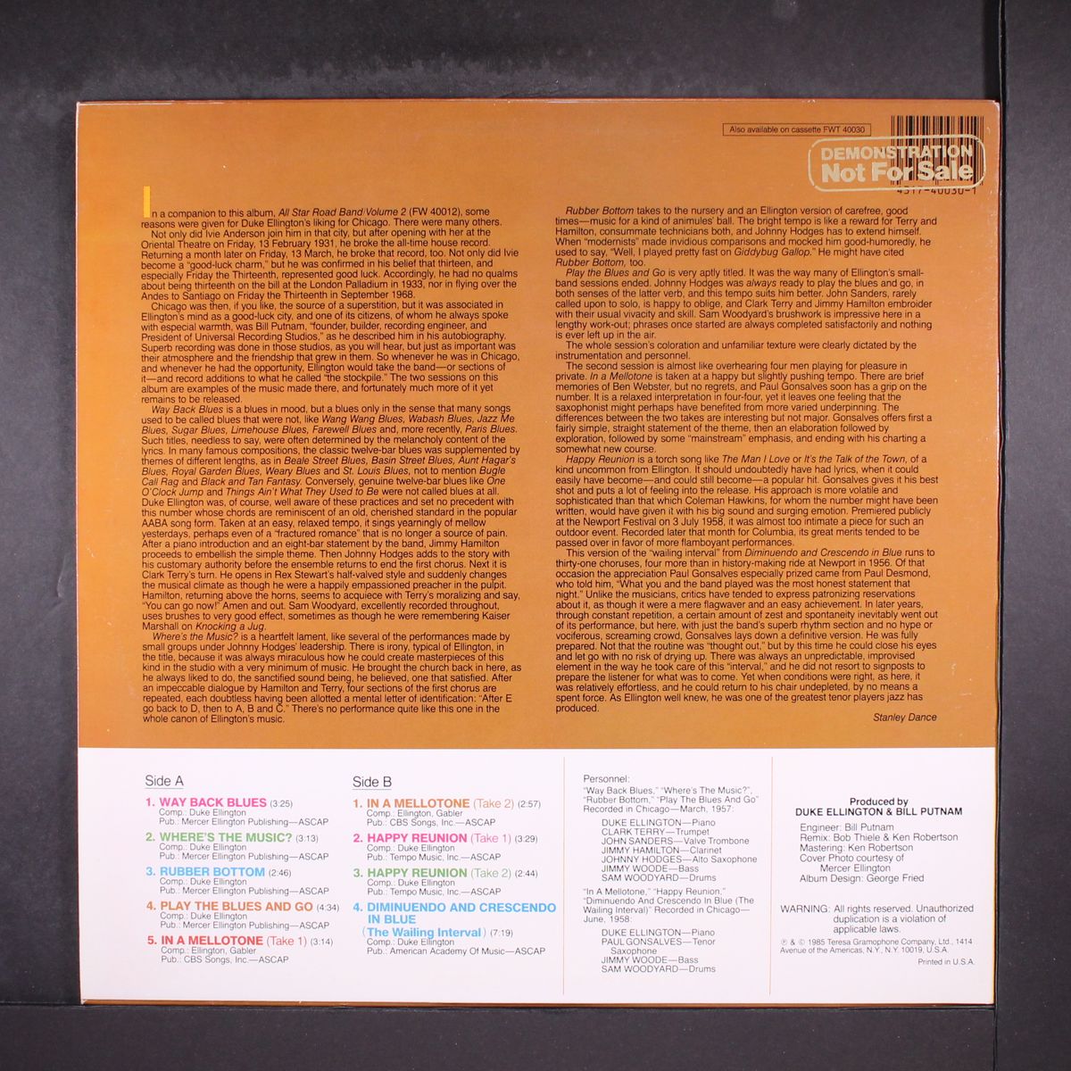 happy reunion by DUKE ELLINGTON