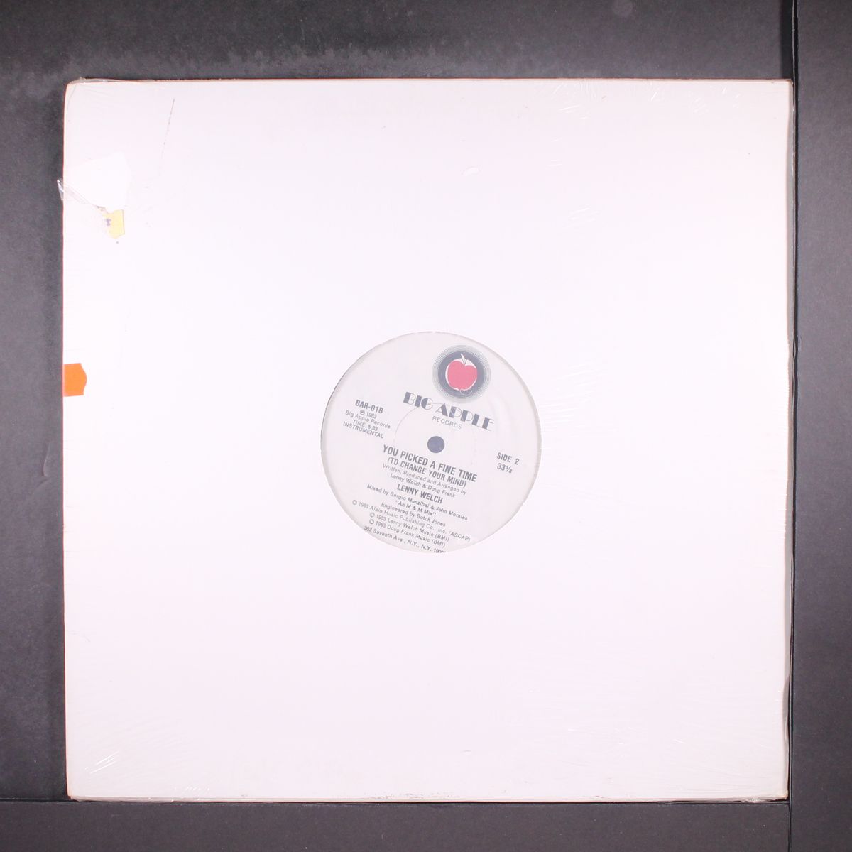 you picked a fine time / instro by LENNY WELCH