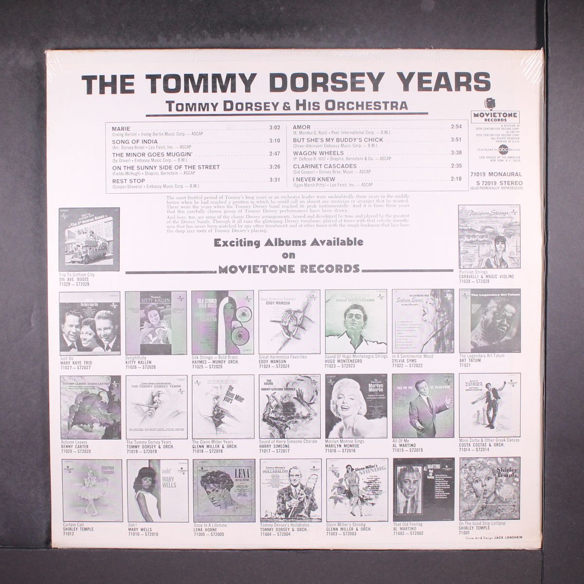 the tommy dorsey years by TOMMY DORSEY