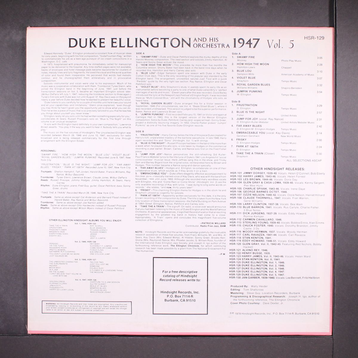 the uncollected, vol. 5 by DUKE ELLINGTON