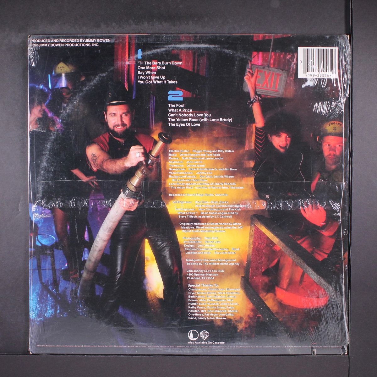 til the bars burn down by JOHNNY LEE