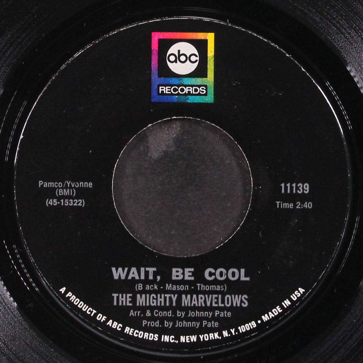 hey, hey, girl / wait, be cool by MIGHTY MARVELOWS