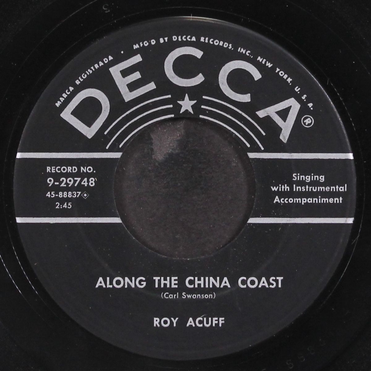 crazy worried mind by ROY ACUFF