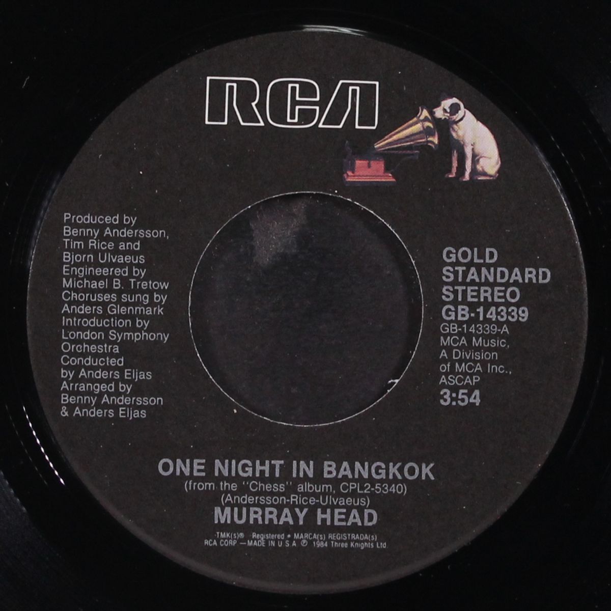 pity the child / one night in bangkok by MURRAY HEAD